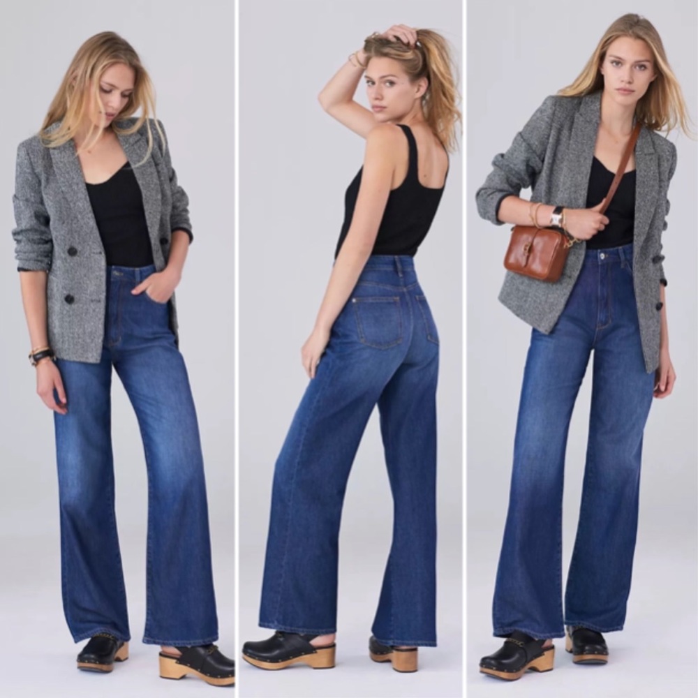 Pilcro Wide Leg “The Annie” Jean